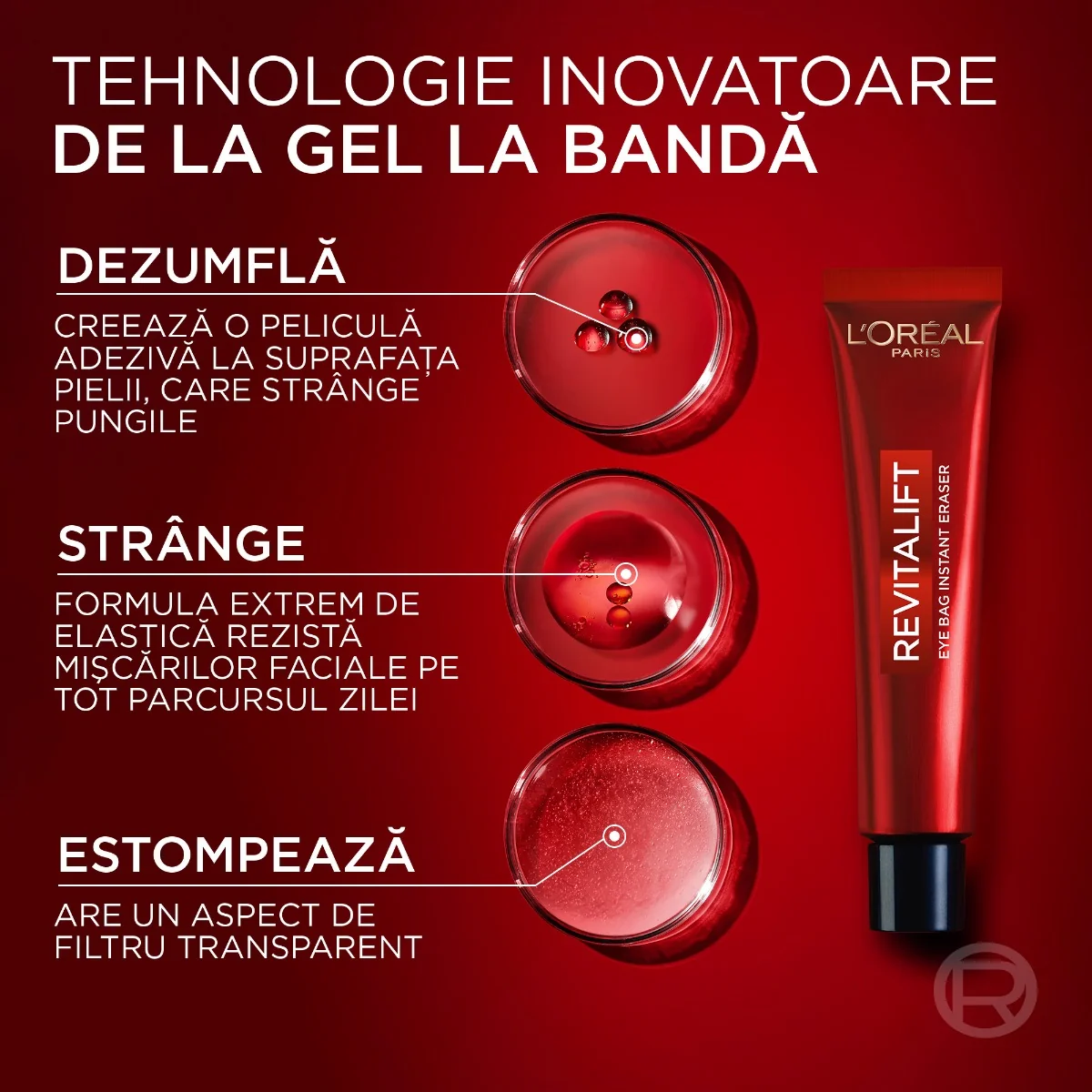 Crema corectoare pentru zona ochilor Revitalift Laser, 15ml, L'Oreal Paris