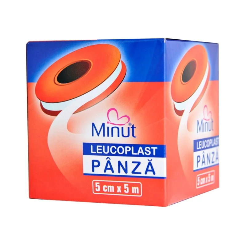 Leucoplast din panza, 5x5 cm, Minut | Dr. Max Farmacia