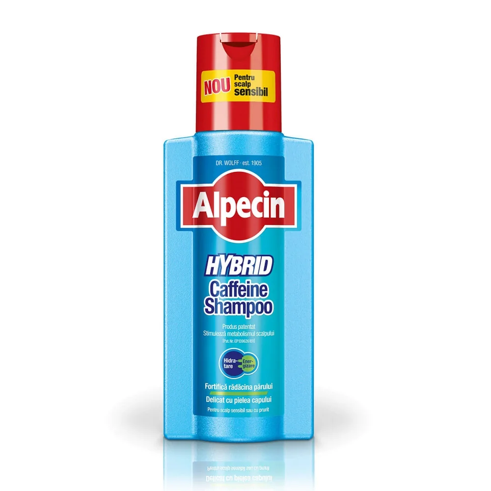 Sampon pentru scalp sensibil cu prurit Hybrid, 200ml, Alpecin