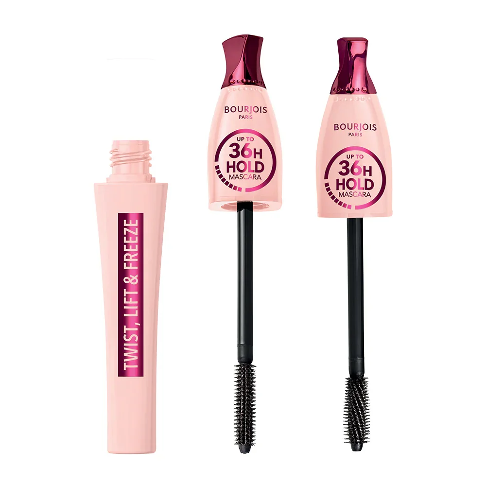 Mascara cu rezistenta 36h Twist Lift & Freeze Black, 8ml, Bourjois