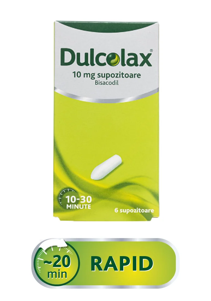 Dulcolax 10mg, 6 supozitoare, Sanofi