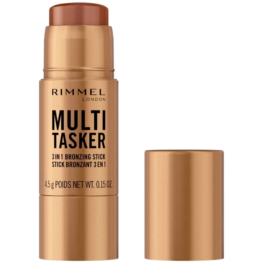Stick bronzant pentru sculptare si contur Multi Tasker 003 Tan, 4.5g, Rimmel London