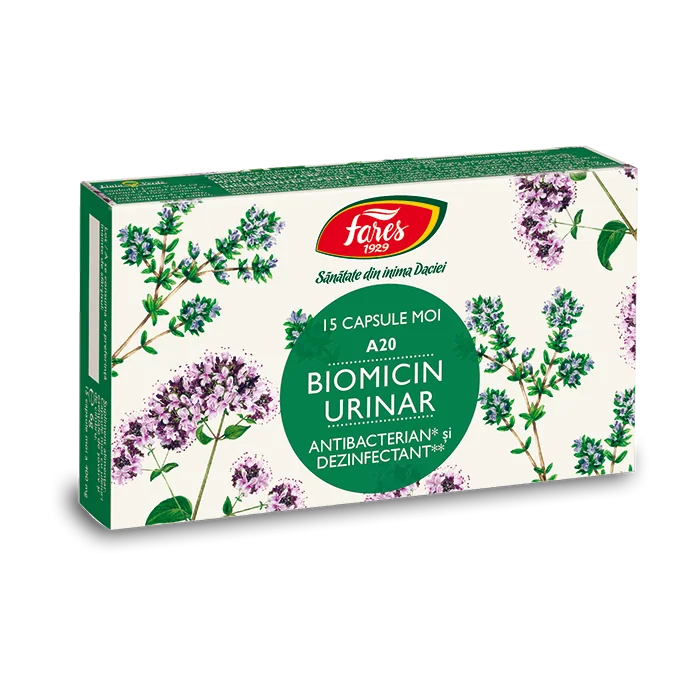 Biomicin urinar, 15 capsule, Fares