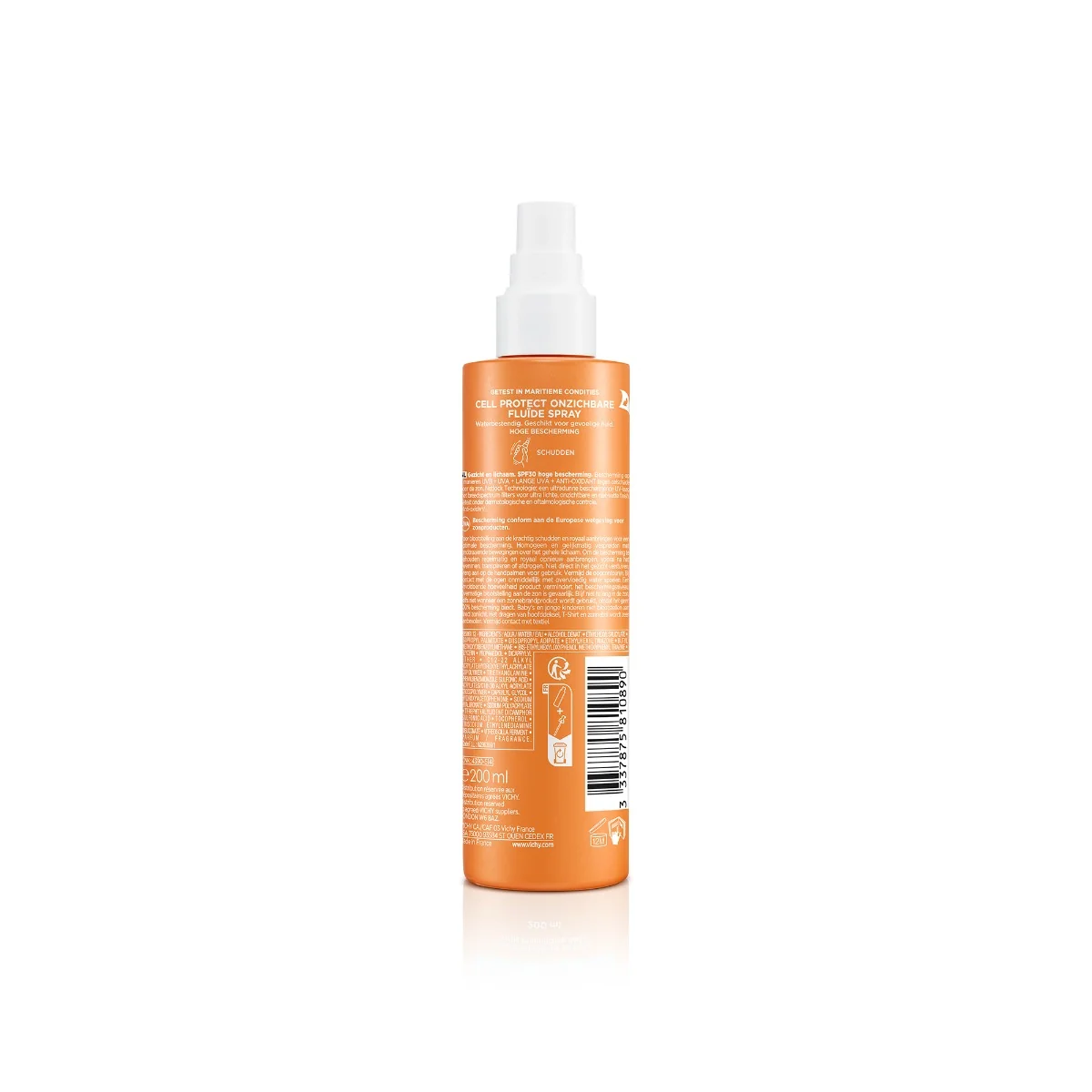 Fluid invizibil cu protectie solara SPF 30 pentru fata si corp Capital Soleil Cell Protect, 200ml, Vichy