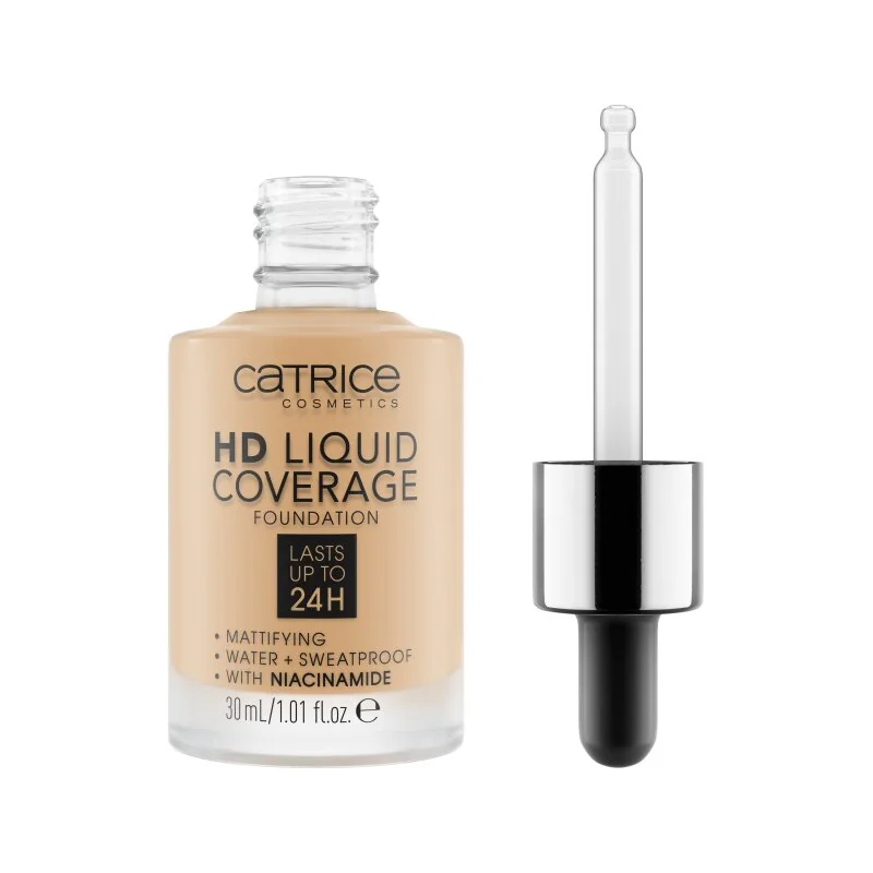 Fond de ten HD Liquid Coverage Foundation 036, 30ml, Catrice