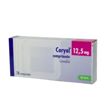 Coryol 12.5 mg, 28 comprimate, KRKA