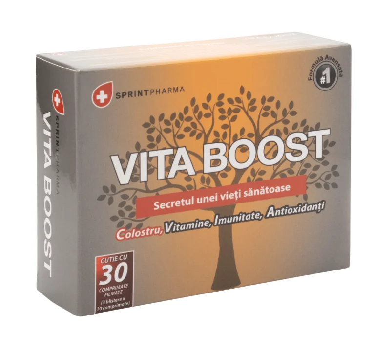 Supliment alimentar pentru imunitate Vita Boost, 30 comprimate, Sprint Pharma