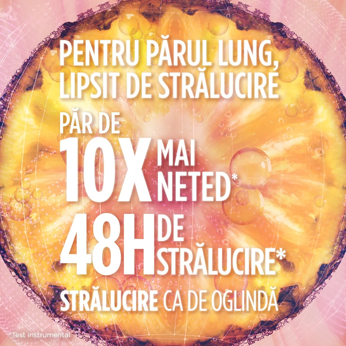 Balsam lichid pentru parul lung lipsit de stralucire Hair Food Ananas, 200ml, Fructis