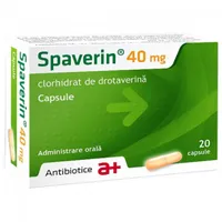 Spaverin 40mg, 20 capsule, Antibiotice