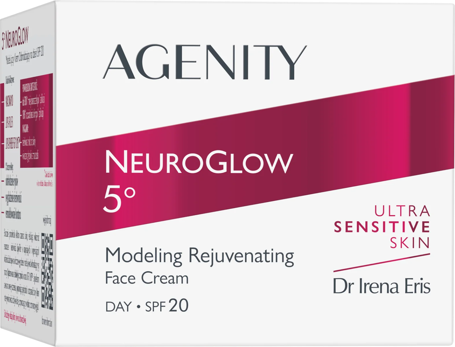 Crema de zi cu efect de rejuvenare si modelare NeuroGlow 5 SPF20, 50ml, Agenity 