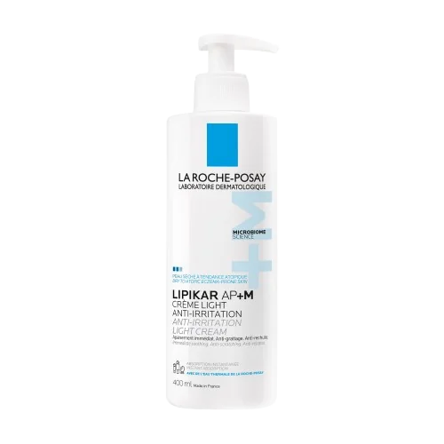 Crema Light AP+M Lipikar balsam cu tripla actiune si textura lejera, 400ml, La Roche Posay