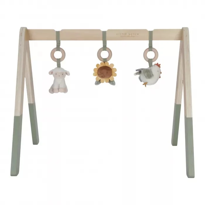 Centru de activitati pentru bebelusi Baby Gym Little Farm, 1 bucata, Little Dutch