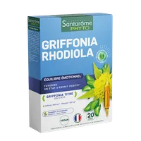 Griffonia Rhodiola, 20 fiole, Santarome Bio