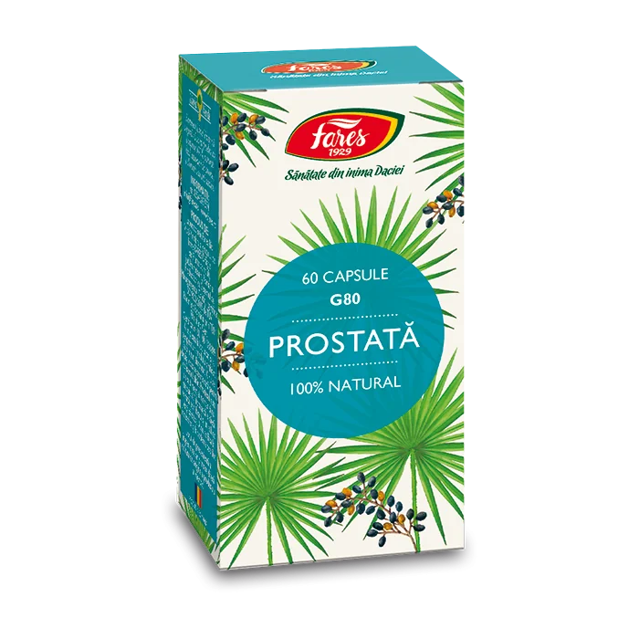Prostata G80, 60 capsule, Fares
