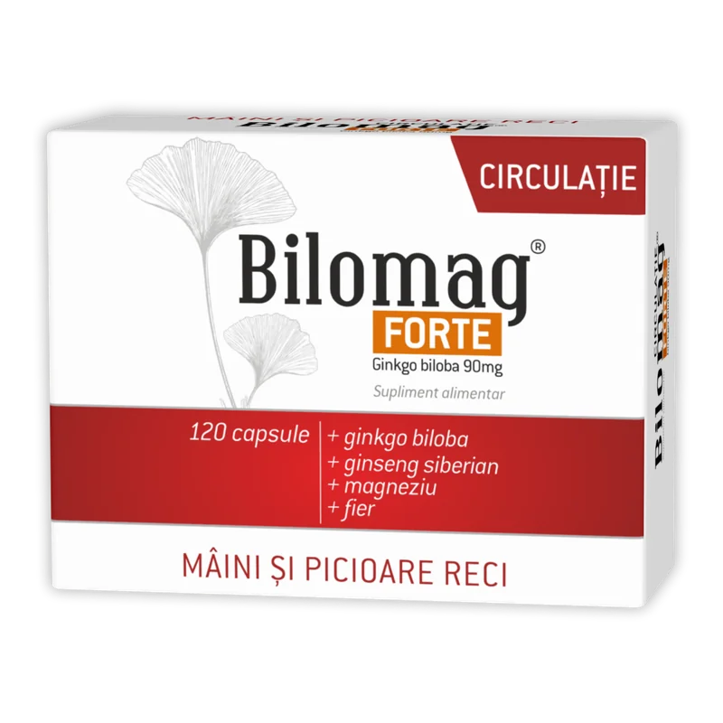 Bilomag forte Circulatie, 120 capsule, Zdrovit