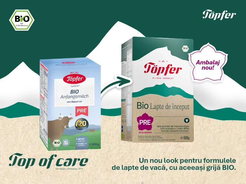 Formula lapte praf Lactana Pre Bio +0 luni, 600g, Topfer