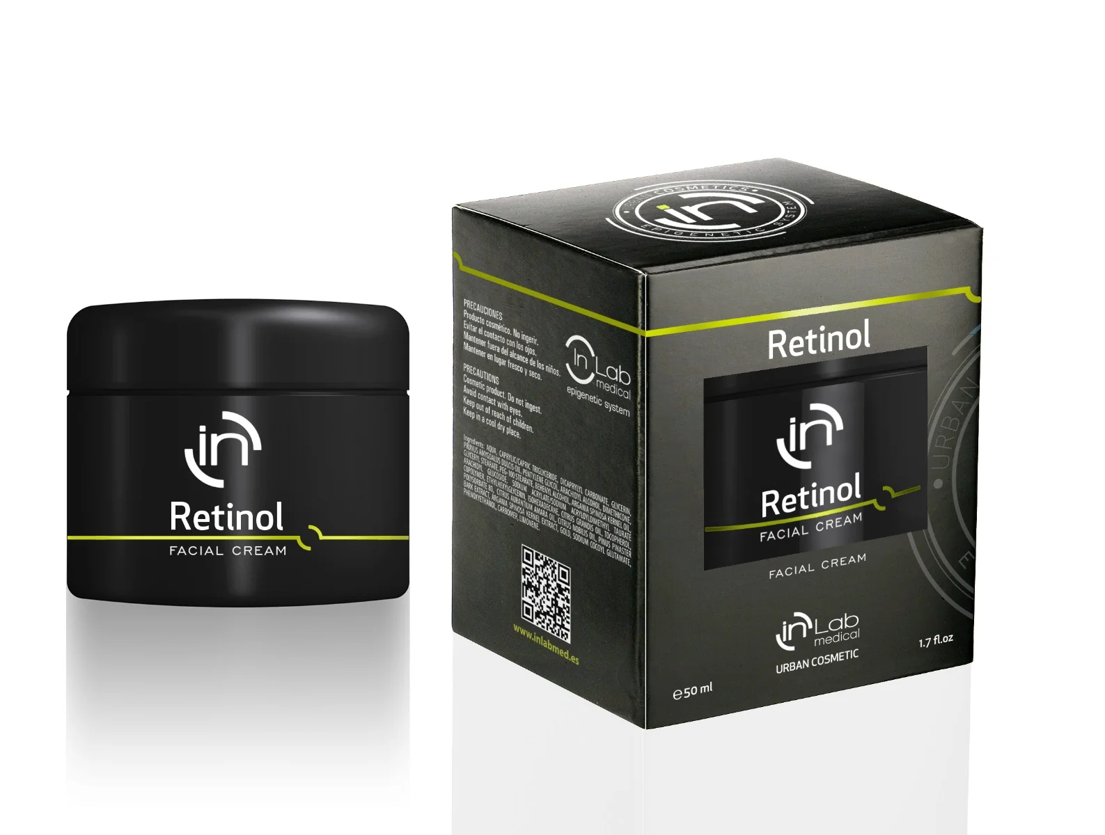 Crema hidratanta cu retinol, 50ml, InLab Medical