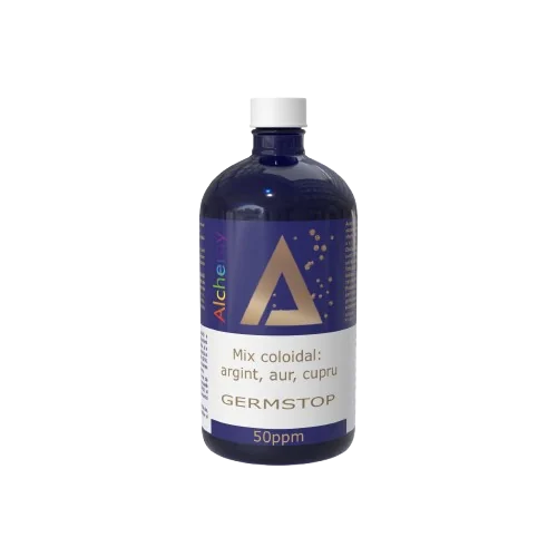 Sinergie de argint, platina si aur coloidal Mind Plus 20ppm, 480ml, Alchemy