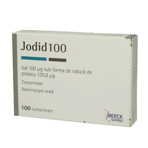 Jodid 100mcg, 100 comprimate, Merck 