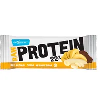 Baton proteic cu banane si cacao Raw protein 22%, 50g, Max Sport