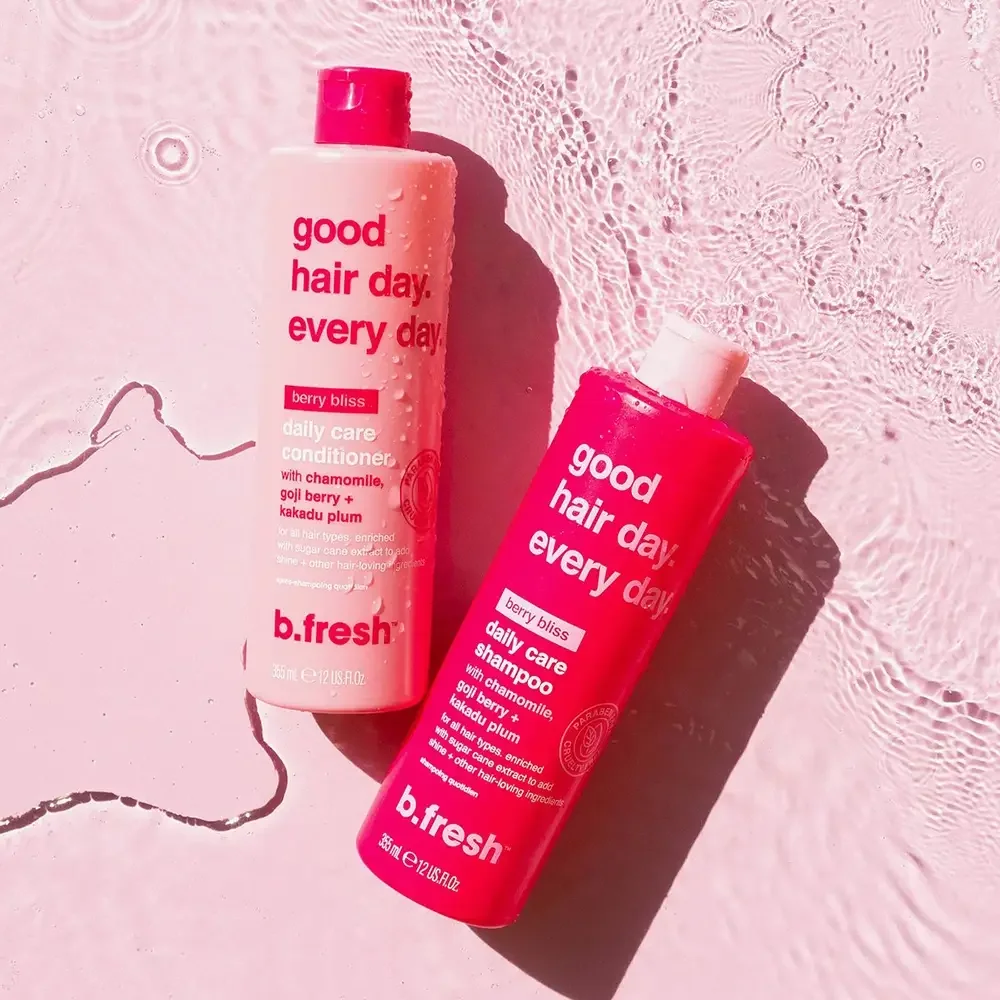 Sampon pentru stralucirea parului Good Hair Day Everyday, 355ml, B.fresh