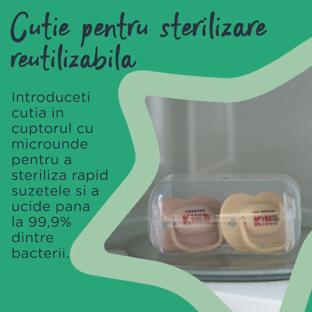Suzeta ortodontica pentru 0-6 luni Anytime Bej, 2 bucati, Tommee Tippee