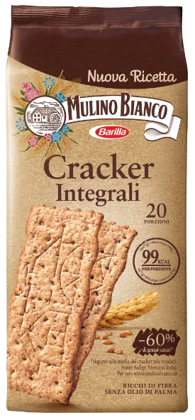 Biscuiti cu cereale integrale Cracker, 500g, Mulino Bianco