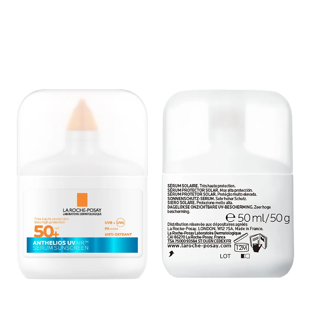 Serum solar cu protectie impotriva radiatiilor UV si a poluarii SPF 50+ Anthelios UVAir, 50ml, La Roche-Posay