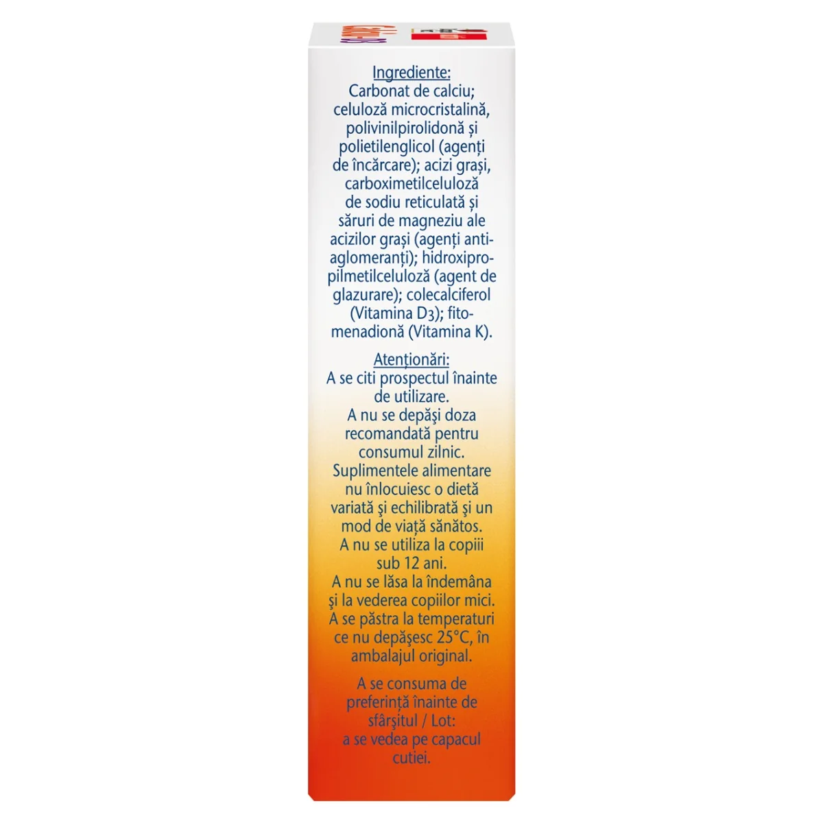 Calciu + D3, 30 comprimate, Doppelherz