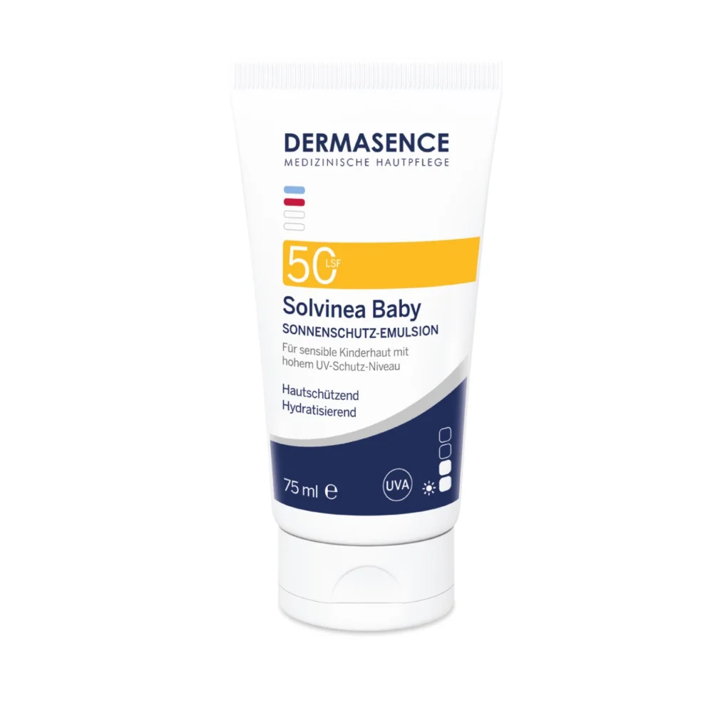 Emulsie cu protectie solara SPF50 pentru bebelusi Solvinea, 75ml, Dermasence