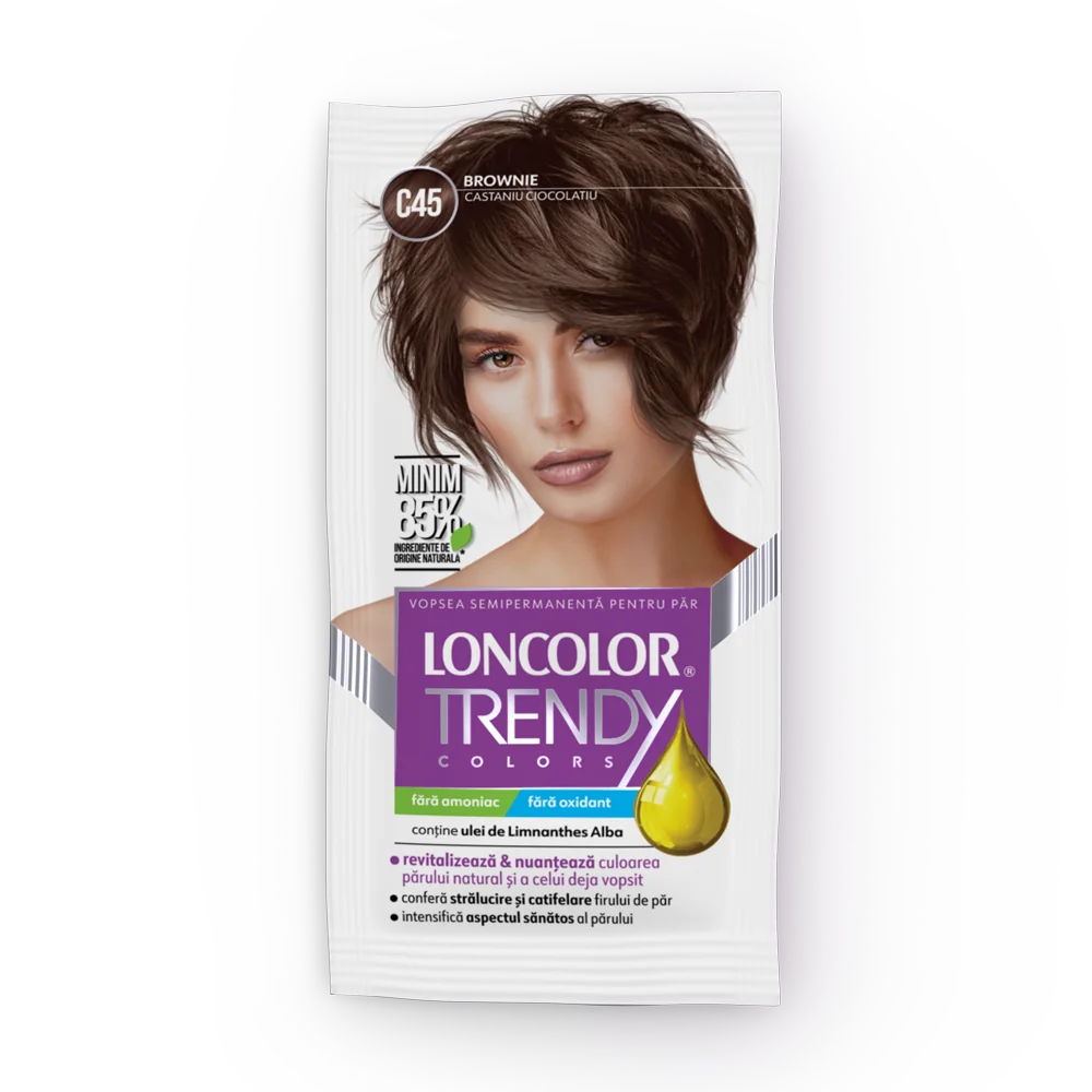 Vopsea de par semi-permanenta Trendy Colors C45, 50ml, Loncolor