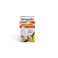 Strepsils Intensiv spray bucofaringian cu aroma de miere si lamaie, 15ml, Reckitt Benckiser
