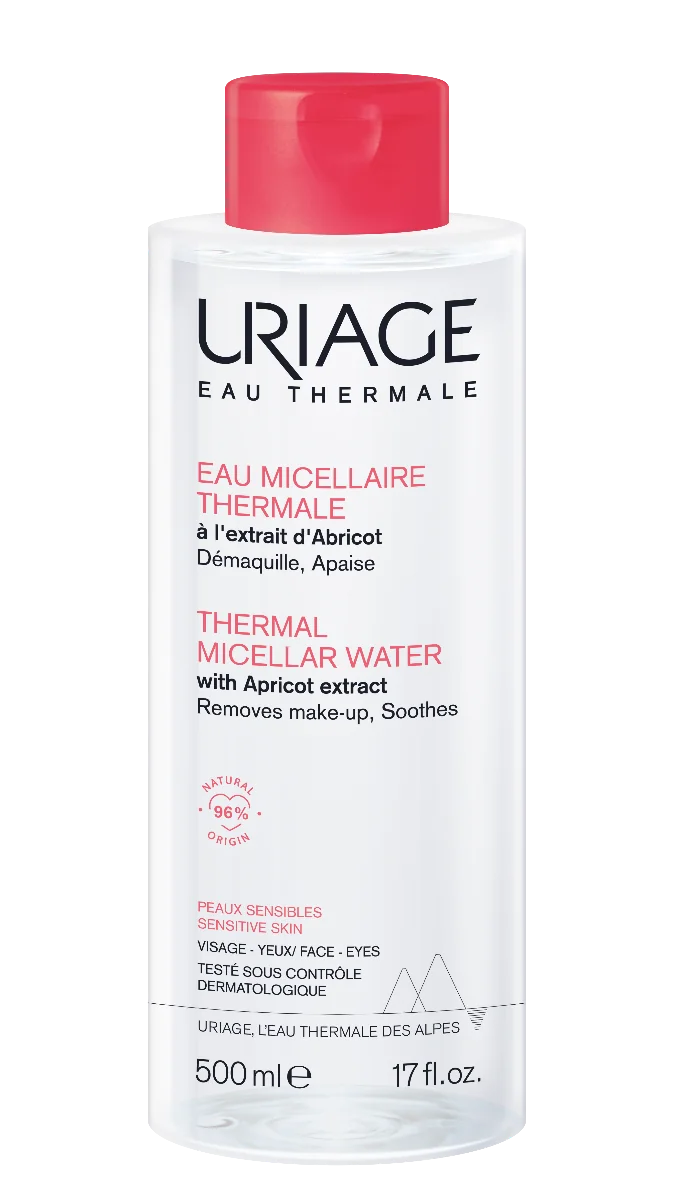 Apa micelara termala pentru ten sensibil cu roseata, 500ml, Uriage