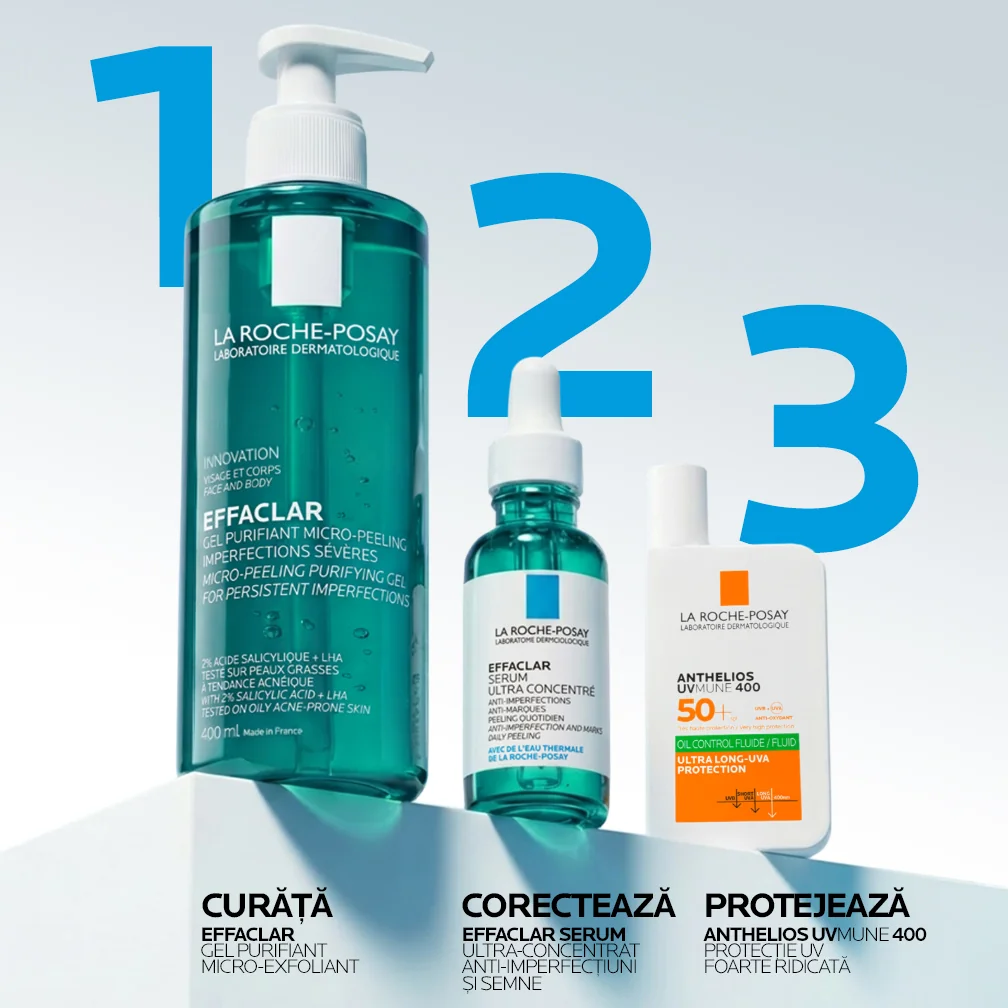 Ser ultra concentrat anti-imperfectiuni si anti-semne ten gras cu tendinta acneica Effaclar, 30ml, La Roche-Posay