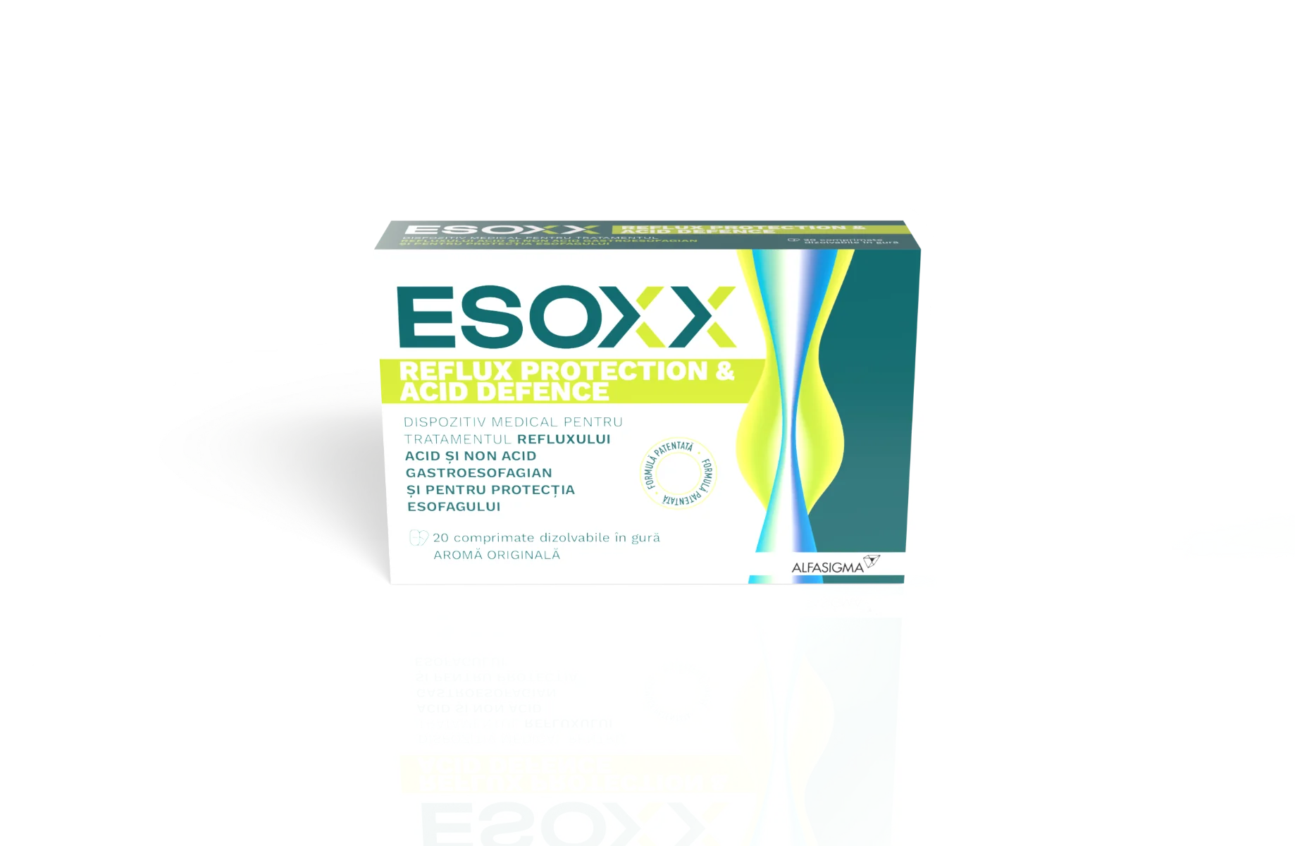 Esoxx Reflux Protection&Acid Defence, 20 comprimate, Alfasigma