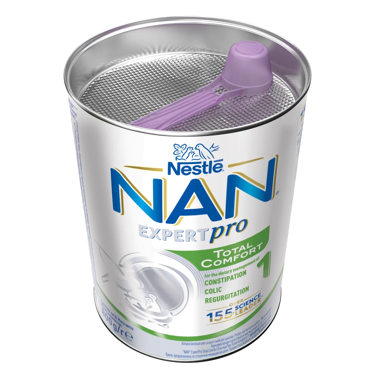 Formula de lapte praf Nan Expert Pro Total Comfort 1, 800g, Nestle