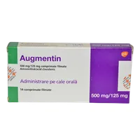 Augmentin 500mg/125mg, 14 comprimate, GSK
