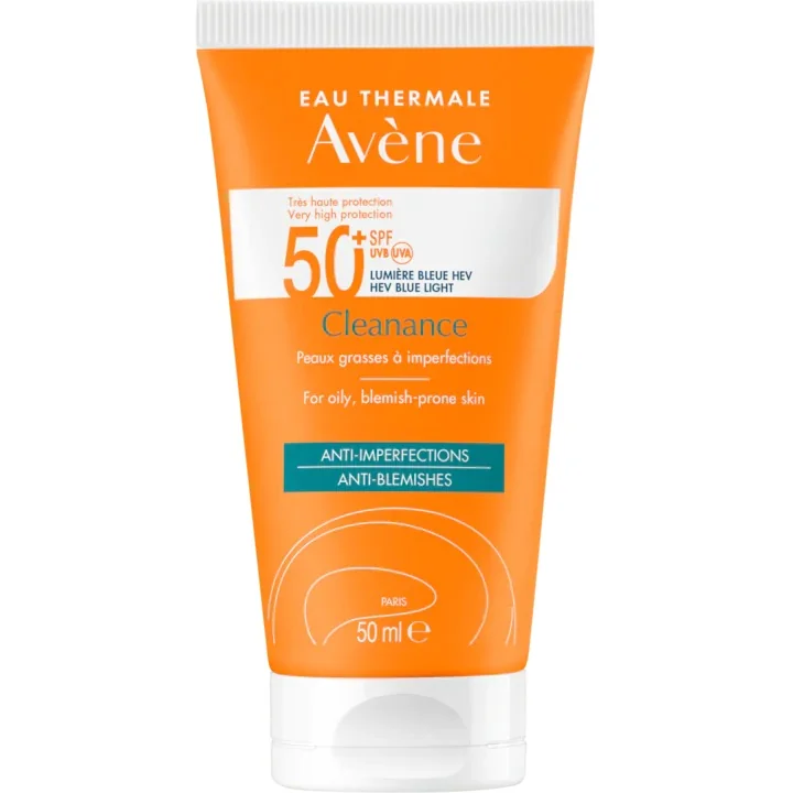 Crema cu protectie solara SPF 50+ Cleanance, 50ml, Avene