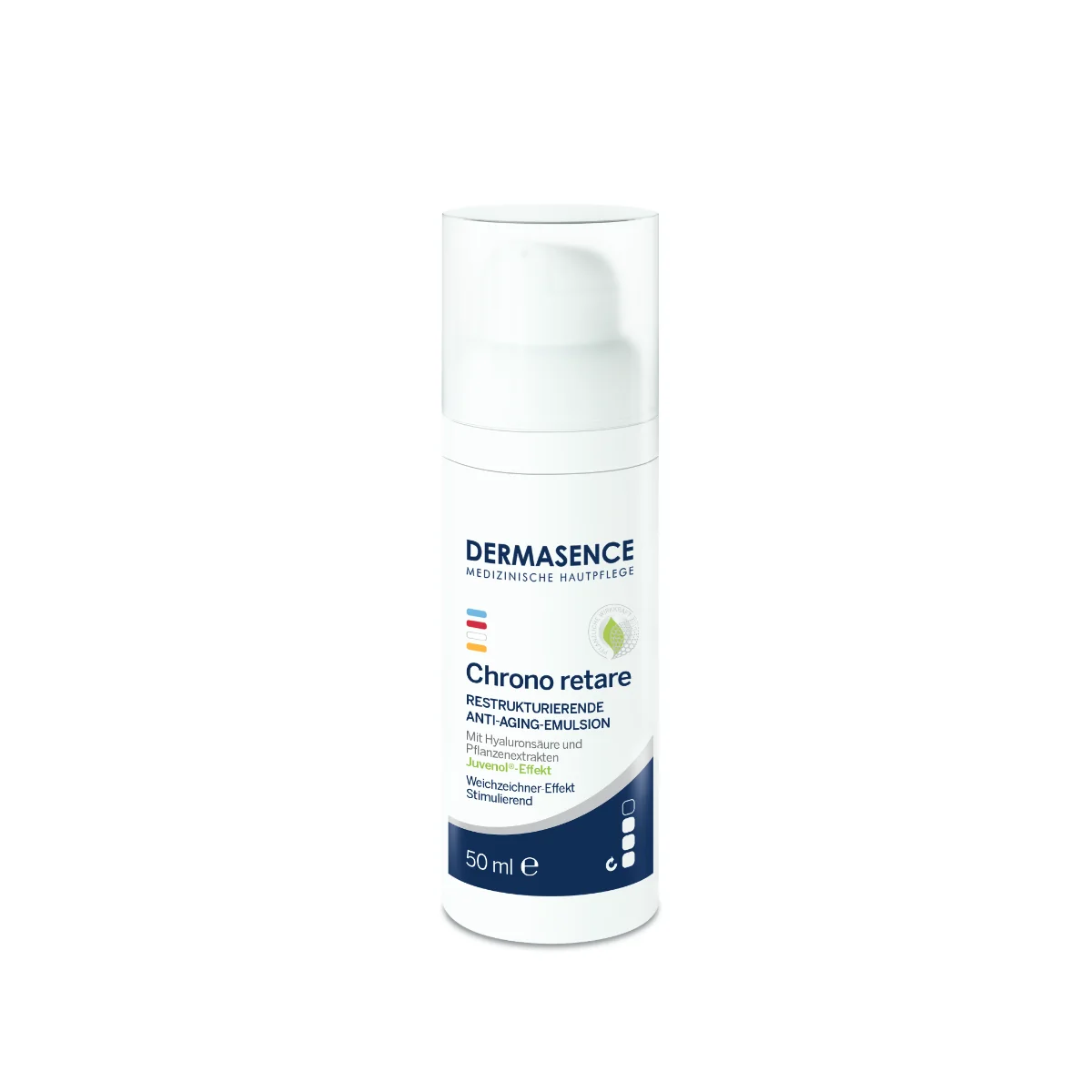 Emulsie restructuranta anti-aging pentru ten matur Chrono Retare 50+, 50ml, Dermasence