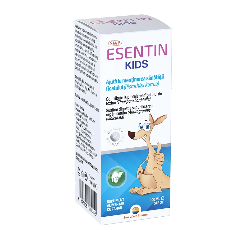 Sirop Esentin Kids, 100ml, Sun Wave Pharma