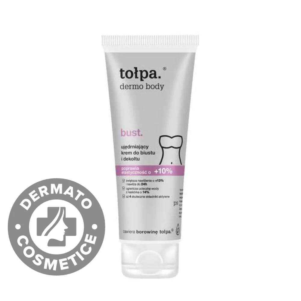 Crema pentru bust si decolteu cu efect de fermitate Dermo Body, 125ml, Tolpa
