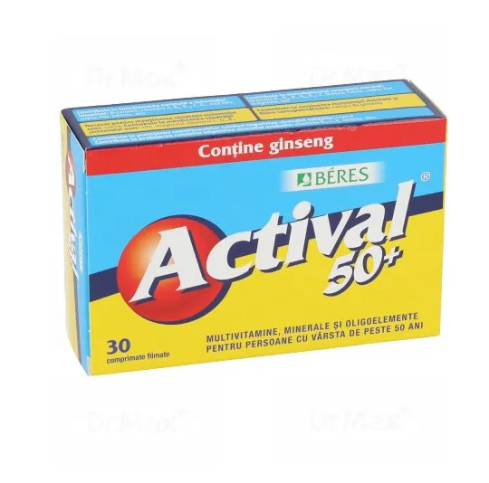Actival 50+, 30 comprimate, Beres