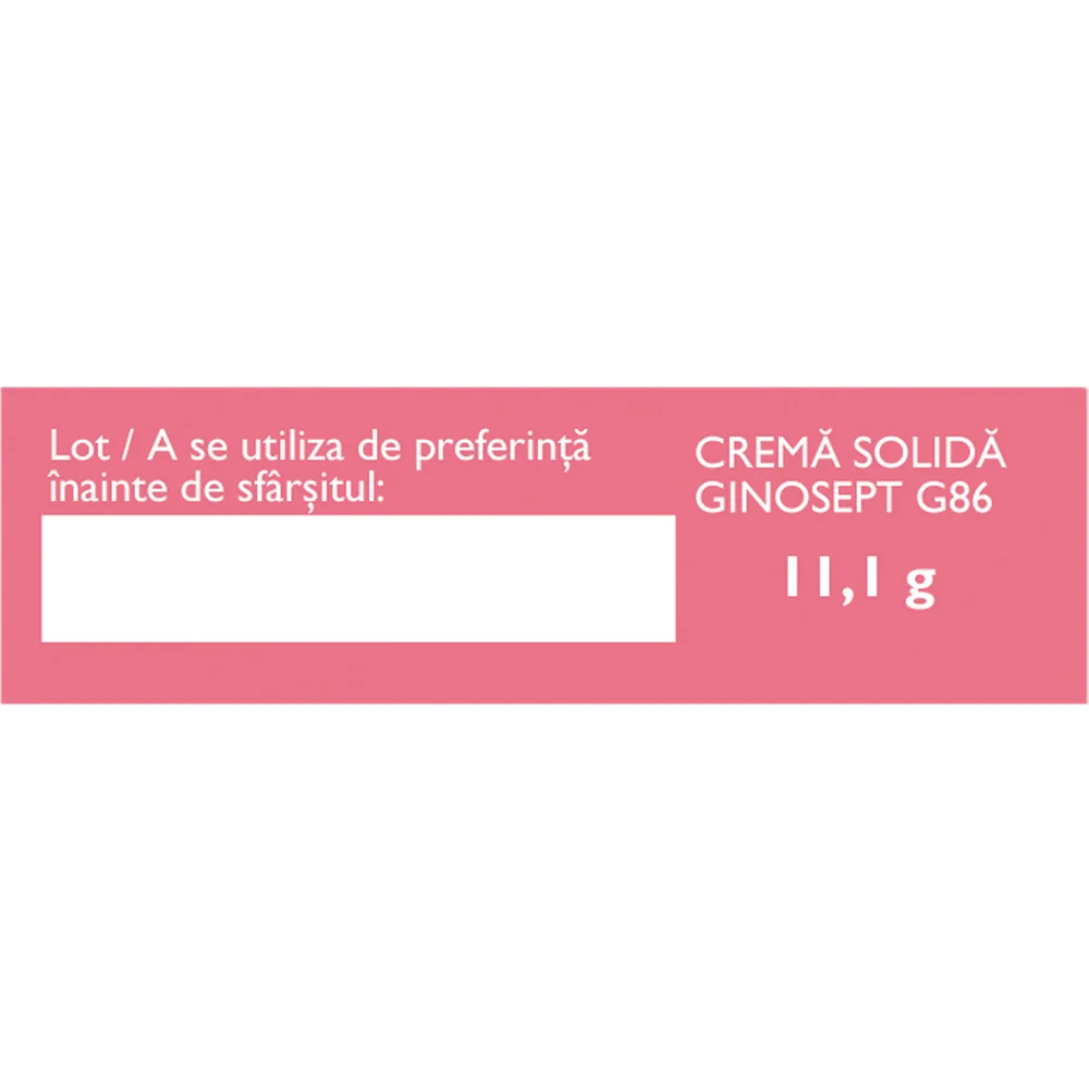 Ginosept crema solida, 6 monodoze, Fares