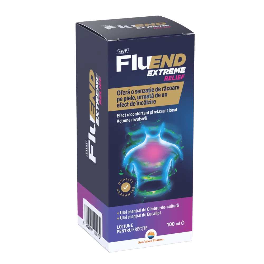 Lotiune pentru frectie Fluend Extreme Relief, 100ml, Sun Wave Pharma