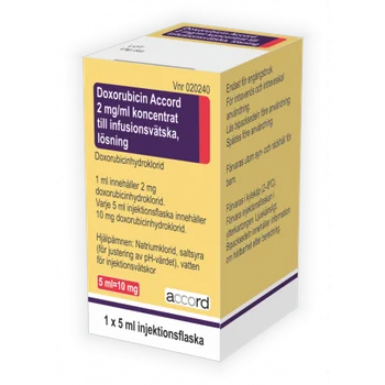 Doxorubicina 2mg/ml, 5ml, Accord