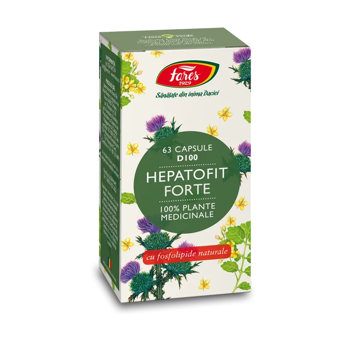 Hepatofit forte, 63 capsule, Fares