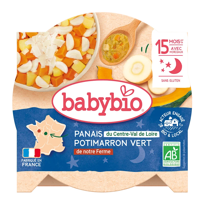 Meniu pastarnac si dovleac drome Bio, 260g, BabyBio