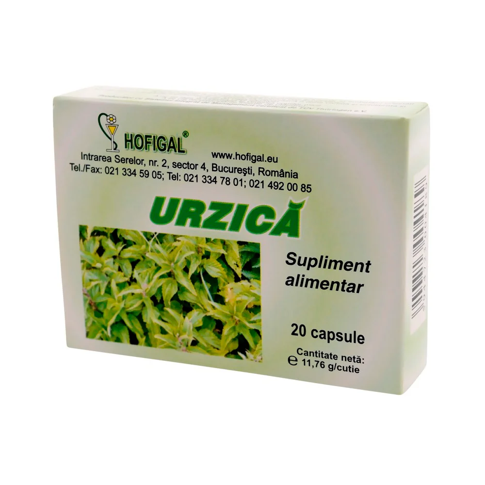 Urzica, 20 capsule, Hofigal