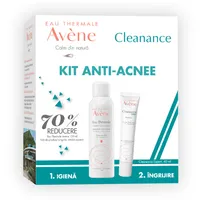 Pachet Emulsie ten acneic Cleanance 40ml + 70% reducere Apa termala 150ml, Avene