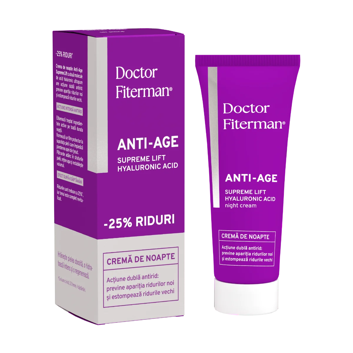 Crema de noapte Anti-Age Supreme Lift, 50ml, Doctor Fiterman